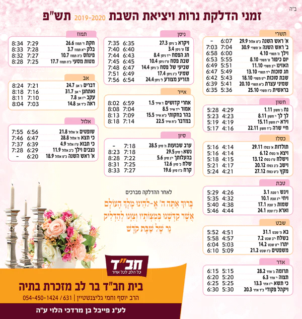 לוח שנה מגנט בעיצוב מותאם אישית לשנת תשפ"ו - Image 6