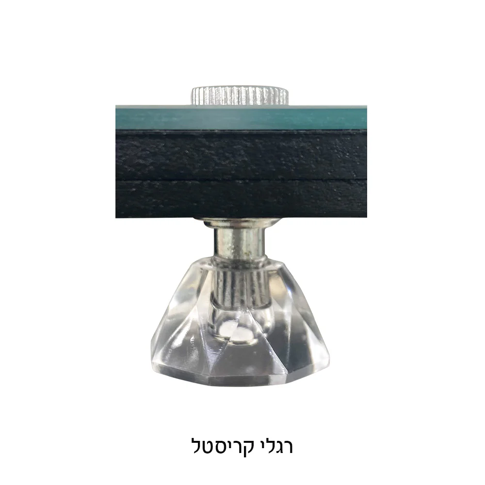 מגש זכוכית מהודר עם מראה ונצנצים 35X23 ס"מ - Image 4