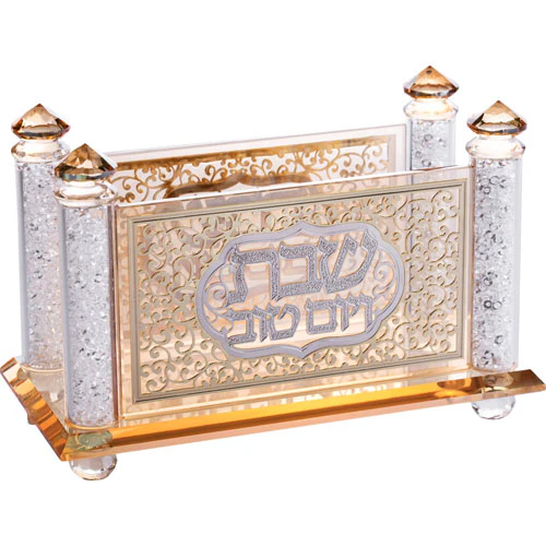 מפיון קריסטל מהודר עם פלקטה