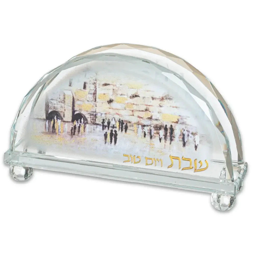 מפיון קריסטל מהודר עם פלקטה 15*9.5 ס"מ