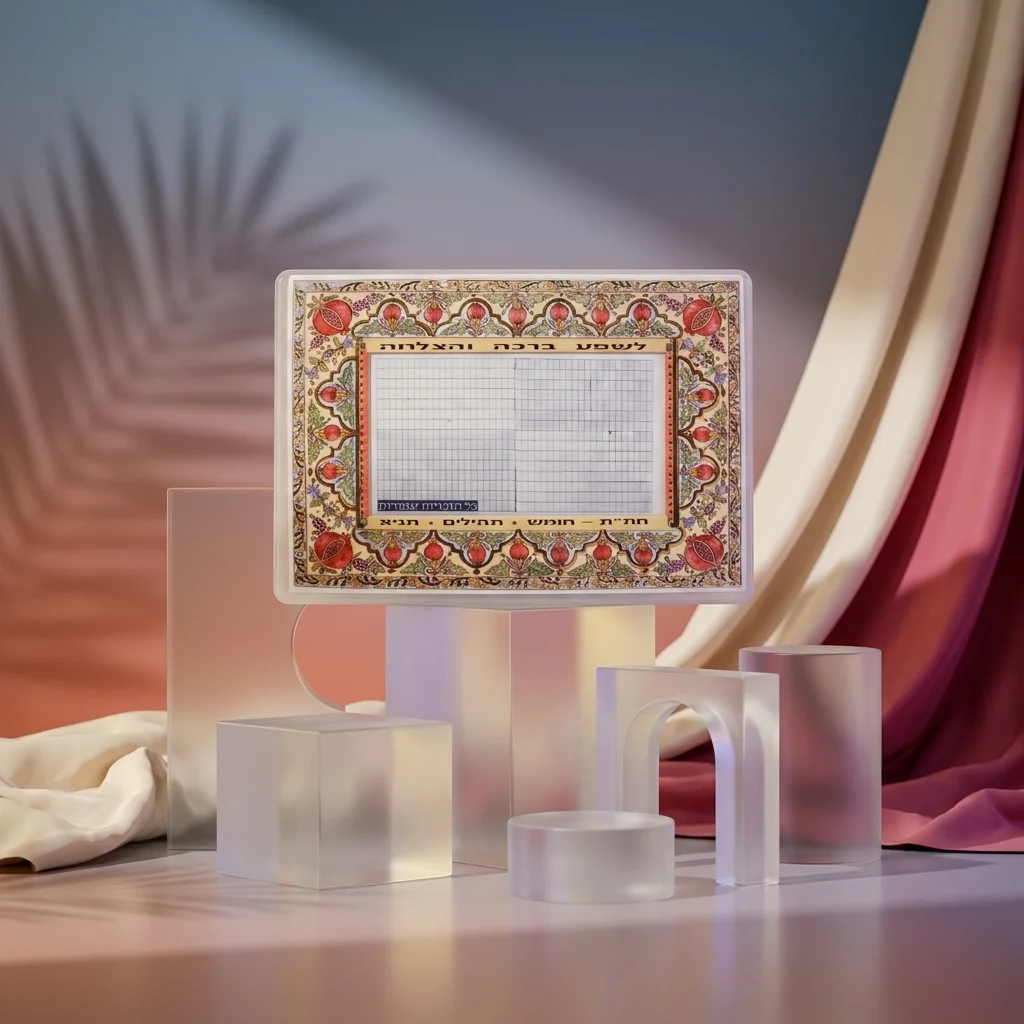 חת"ת (חומש תהילים תניא) מיקרופילים 10*7 ס"מ - Image 3