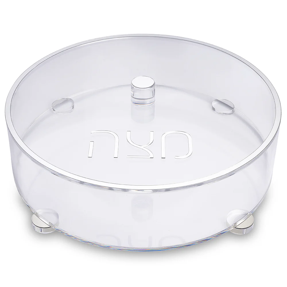 קופסא למצה עגולה מאקריליק 40 ס"מ