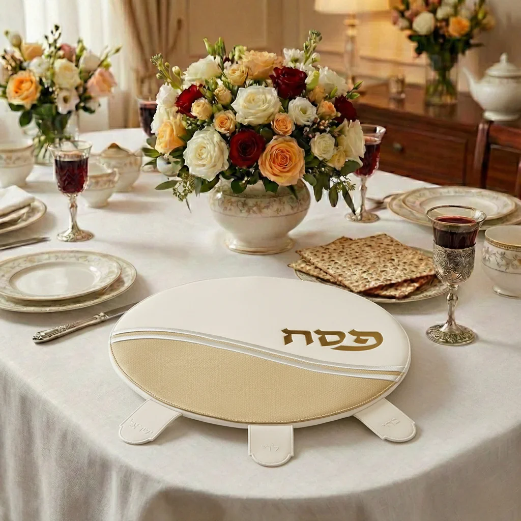 כיסוי פסח מהודר דמוי עור 45 ס"מ אריזת פיויסי - Image 2
