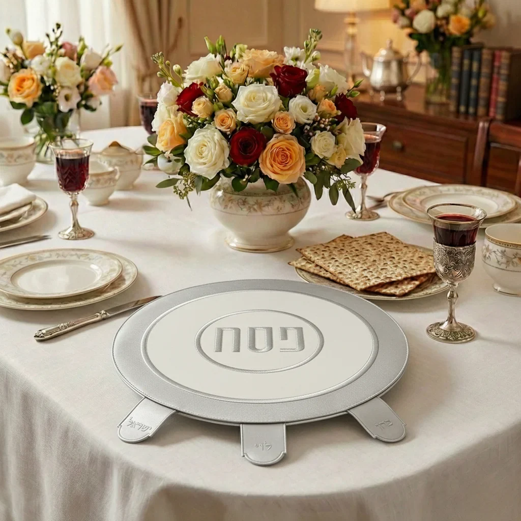 כיסוי פסח מהודר דמוי עור 45 ס"מ אריזת פיויסי - Image 2
