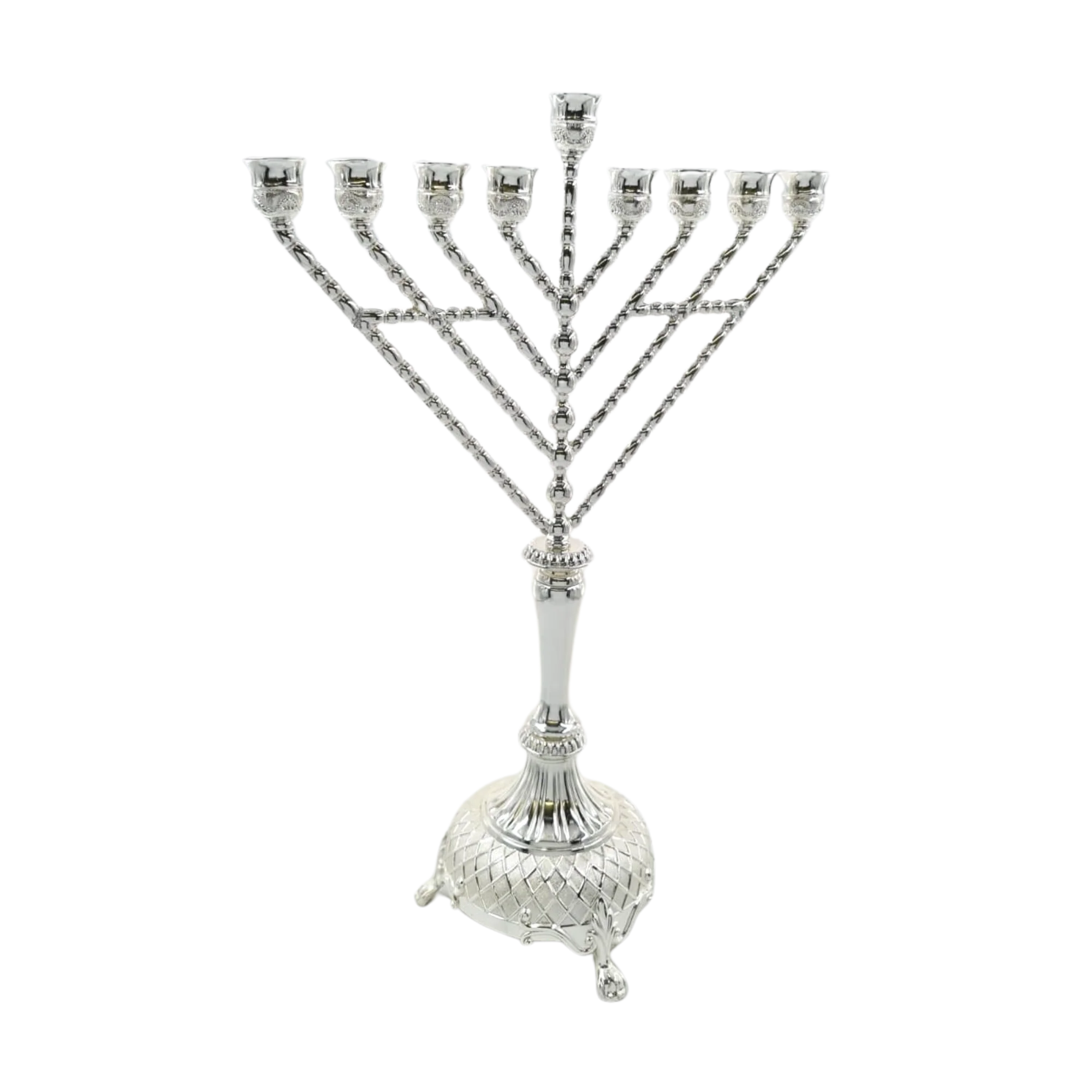 חנוכיה מוכספת דגם אלכסון 52 ס"מ