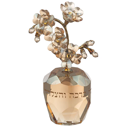 עץ קריסטל ברכה והצלחה 11 ס"מ