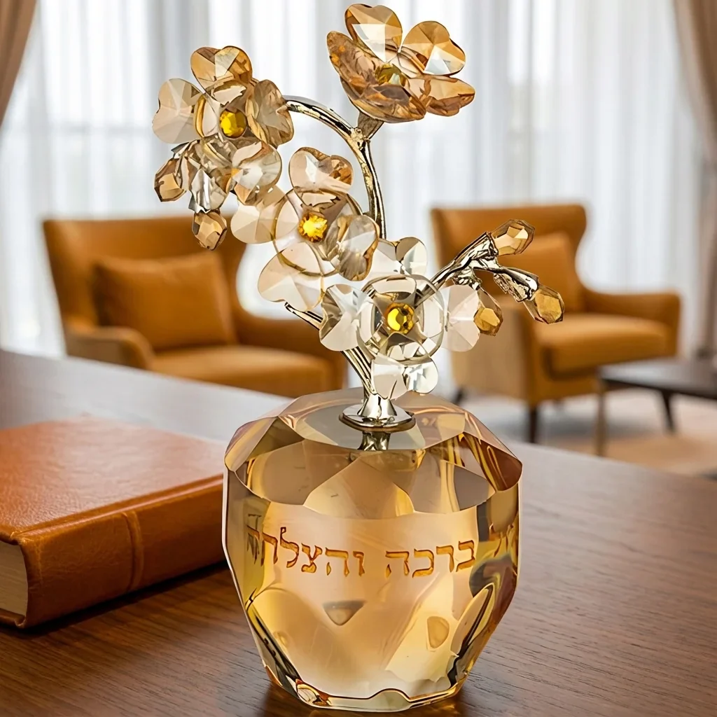 עץ קריסטל ברכה והצלחה 11 ס"מ - Image 2